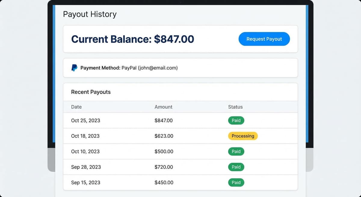 Affiliate tools