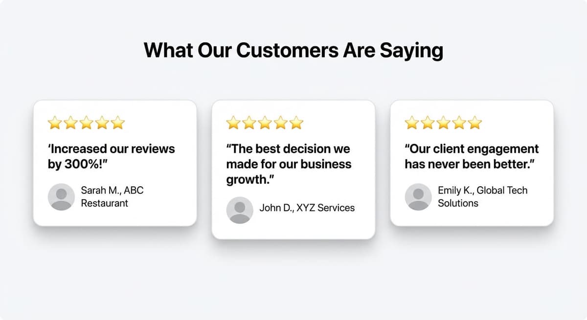 Customer reviews
